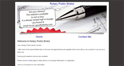 Desktop Screenshot of notarypublicbristol.com